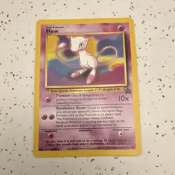 Pokemon Mew 08/53 Wotc Promo Regular Basic 50 HP Card English Ken Sugimori - Image 1