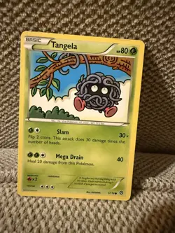 Tangela 1/114 Common - Pokemon XY Steam Siege Card - Image 1
