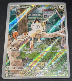Meowth 106/094 Phantasmal Flames Pokemon Illustration Rare Holo B - Image 1