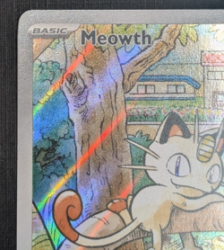 Meowth 106/094 Phantasmal Flames Pokemon Illustration Rare Holo B - Image 2