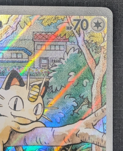 Meowth 106/094 Phantasmal Flames Pokemon Illustration Rare Holo B - Image 3