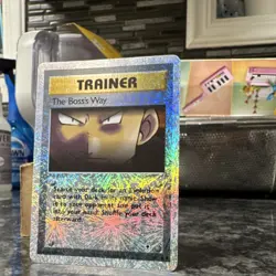The Boss's Way 105/110 Legendary Collection Reverse Holo Rare Pokemon TCG - Image 3