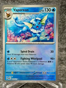 Vaporeon 022/131 (Poke Ball Pattern) Pokemon SV: Prismatic Evolutions - Image 1