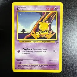 Pokemon | 2 Card Lot | MP | Abra 65/130 | Gastly 75/130 | Base Set 2 | Regular - Image 3
