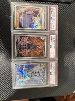 Pokemon TCG PSA Graded Lot of 3 PSA 10 - Image 1