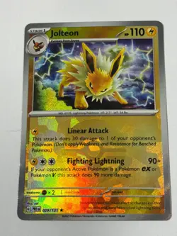 Jolteon (Poke Ball Pattern) 029/131 Rare Prismatic Evolutions Pokemon Near Mint - Image 1