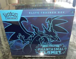 Pokemon TCG: Mega Evolution Phantasmal Flames Elite Trainer Box Factory, Sealed - Image 1