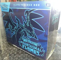 Pokemon TCG: Mega Evolution Phantasmal Flames Elite Trainer Box Factory, Sealed - Image 2