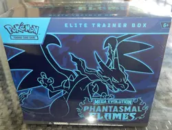 Pokemon TCG: Mega Evolution Phantasmal Flames Elite Trainer Box Factory, Sealed - Image 3