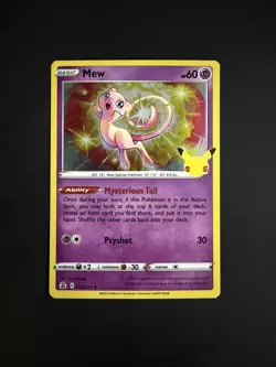 Pokemon Card - Mew Celebrations 011/025 Holo Rare - Image 1