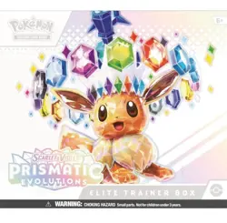 Pokemon Prismatic Evolutions Elite Trainer Box Eevee Pokemon TCG English - Image 1
