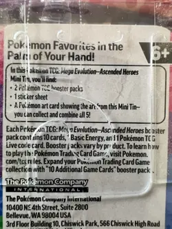 Pokemon TCG: Mega Evolution: Ascended Heroes Mini Tin Factory Sealed Lot Of 28🔥 - Image 4