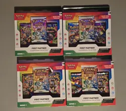 Lot Of 4 ✅ Pokemon TCG First Partner Illustration Collection Series 1 [ SEALED ] - Image 1
