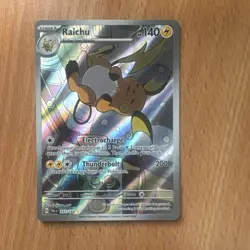 Pokemon TCG Raichu 211/193 Paldea Evolved Illustration Rare - Image 1
