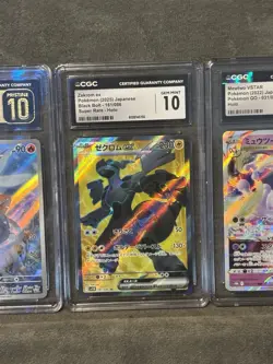 CGC 10 Pokemon Slab Lot Raboot Art Rare Zekrom ex Mewtwo VSTAR Japanese - Image 3