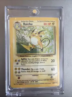 Raichu - 14/102 - Base Set - Holo Rare - Pokemon - Vintage - WOTC - 1999 - Image 1