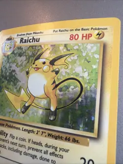Raichu - 14/102 - Base Set - Holo Rare - Pokemon - Vintage - WOTC - 1999 - Image 3