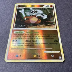 CUBONE 60/102 Reverse Holo Triumphant Heart Gold Soul Silver Pokemon TCG card LP - Image 2