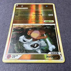 CUBONE 60/102 Reverse Holo Triumphant Heart Gold Soul Silver Pokemon TCG card LP - Image 3