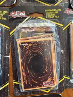 yugioh cards 20 Common Cards 5 Rare Cards 1 Lite Pack 1Foreign Pack Per Pk 7pks - Image 2