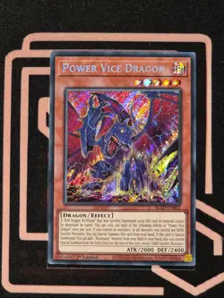 BLZD-EN002 Power Vice Dragon Secret Rare 1st Ed YuGiOh - Image 1