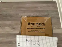 One Piece TCG 1st Year Anniversary Set ENGLISH - New Sealed Brown Box - Image 1