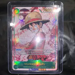 2025 One Piece TCG Carrying On His Will Monkey.D.Luffy Alt Art OP13-118 SEC - NM - Image 1