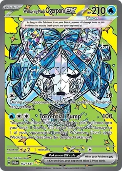 Wellspring Mask Ogerpon ex 152/131 Pokemon TCG Prismatic Evolutions SIR NM/M - Image 1
