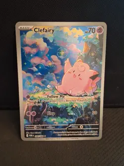 Clefairy Perfect Order IR 094/088 NM Full Art Rare Secret Pokemon Card Holo - Image 1