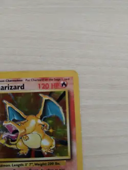 Pokemon TCG Charizard Card 4/102 WOTC 1999 Rare Holo Base Set - Image 5