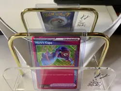 Pokemon TCG Card Hero's Cape Trainer Ace Spec Art Holo 152/162 Nintendo 2024 NM - Image 1