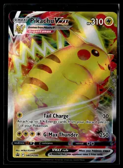 Pokemon TCG SWSH: Sword & Shield Promo Cards #SWSH286 Pikachu VMAX - Image 1