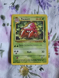 Parasect Jungle Set 41/64 Regular Uncommon Pokemon Card NM/LP - Image 1