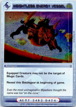 Chaotic TCG Card Weightless Energy Vessel Turn Of The Tide Rare Battlegear LP - Image 1