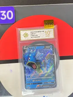 Pokemon Chinese TCG Card Sword & Shield Gyarados V CS4bC 025/132 Grade10 - Image 1