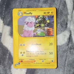 Pokemon Flaaffy 77/165 Expedition Base Set Regular 2002 80 HP English TCG Card - Image 1