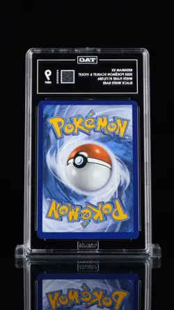 2025 Pokemon SV White Flare 173/086 Reshiram EX Black White Rare TAG 9 (926) - Image 2