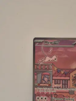 Pokemon 151 Mew EX Full Art UPC Promo SVP Black Star 053 LP - Image 4