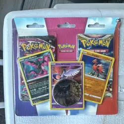 Pokemon TCG 2 Booster Packs + 3 Promo Cards Galarian Articuno Zapdos Moltres - Image 1
