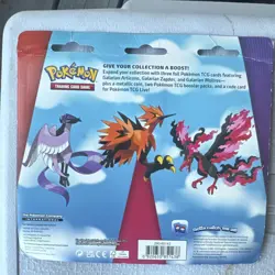 Pokemon TCG 2 Booster Packs + 3 Promo Cards Galarian Articuno Zapdos Moltres - Image 2
