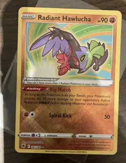 Radiant Hawlucha 081/189 Shining Astral Radiance Pokemon Card NM ⭐99p Start⭐ - Image 1