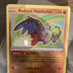 Radiant Hawlucha 081/189 Shining Astral Radiance Pokemon Card NM ⭐99p Start⭐ - Image 3