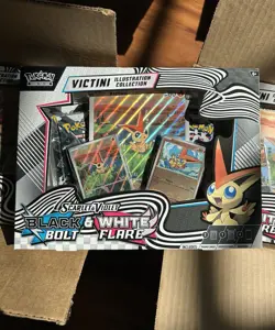 POKEMON TCG BLACK BOLT & WHITE FLARE VICTINI ILLUSTRATION COLLECTION SEALED NEW - Image 2
