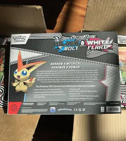 POKEMON TCG BLACK BOLT & WHITE FLARE VICTINI ILLUSTRATION COLLECTION SEALED NEW - Image 3