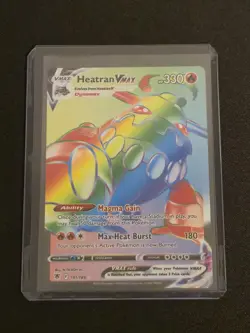 Pokemon Astral Radiance - Heatran Vmax - 191/189 - Rainbow Full Art - M/NM - Image 1