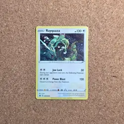 #8 Rayquaza - SWSH029 SWIRL Sword & Shield Black Star Promos Holo Pokemon *B3 - Image 1
