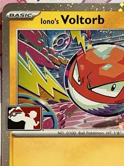 Iono's Voltorb 047/159 Prize Pack Series 7 Cosmos Holo Pokemon TCG ENG Near Mint - Image 2
