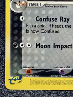 Umbreon 24/100 - Non Holo Rare - Vintage Pokemon TCG: EX Sandstorm - LP - Image 4