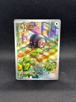 Pokemon Lechonk TCG Card 209/197 Sv03: Obsidian Flames Full Art - Image 1