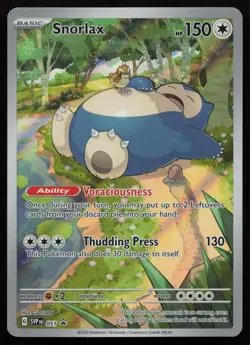 Snorlax 051 Holo Promo Scarlet & Violet 151 ETB Promo Pokemon English NM - Image 1